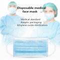 Masque facial jetable de masque médical avec EarGuard élastique